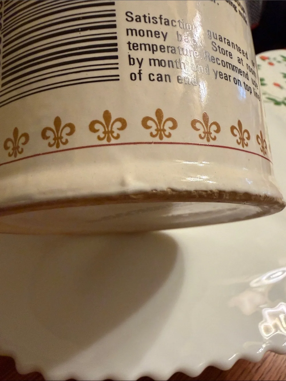Vintage Campbell's Soup Ceramic Utensil Holder Canister by Price Products